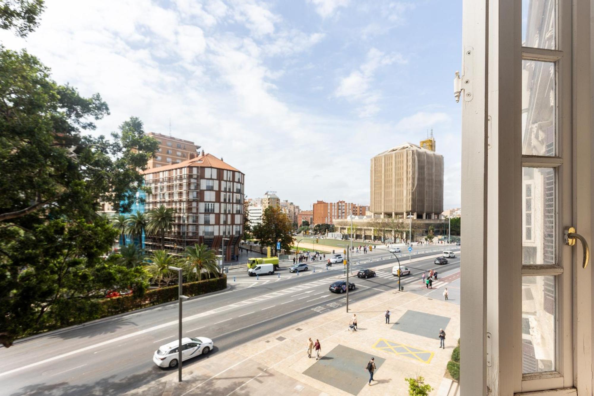 La Casa De La Alameda Appartement Málaga Buitenkant foto